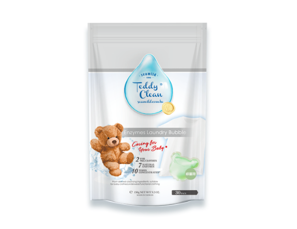 Teddy Clean Eco-friendly laundry Pods (Green Rose)